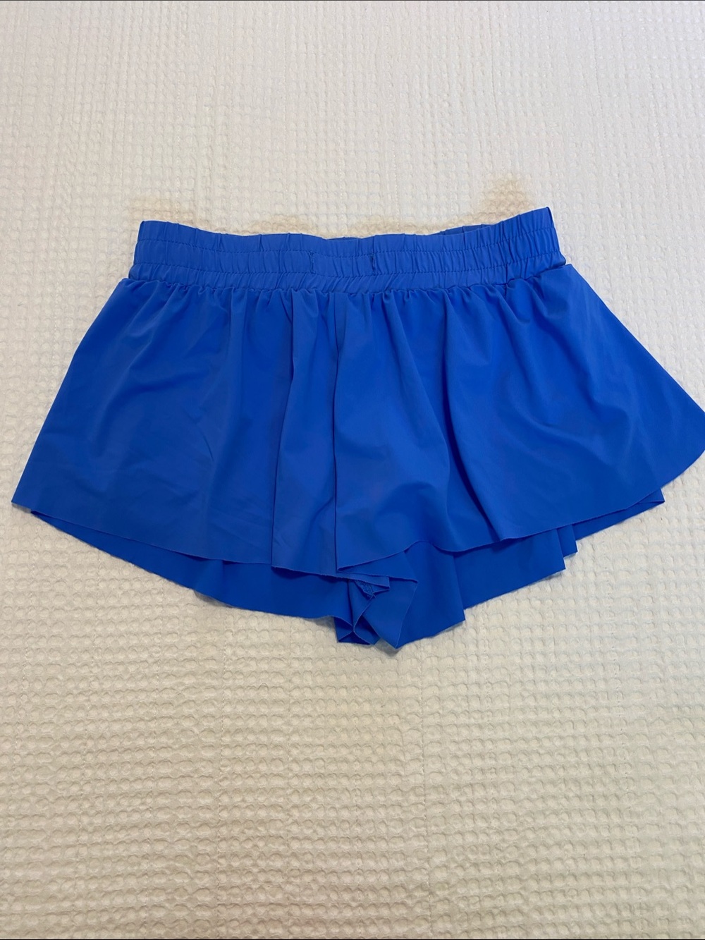Women’s Electric Blue Layered Athletic Shorts